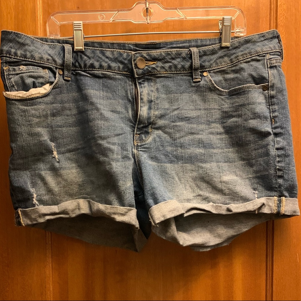 Denim shorts